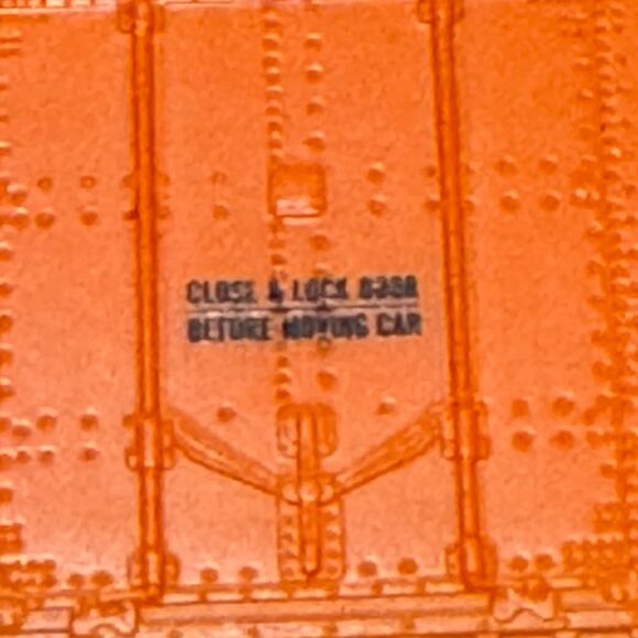 Orange Rio Grande Model Train Car - Picture 9 of 12
